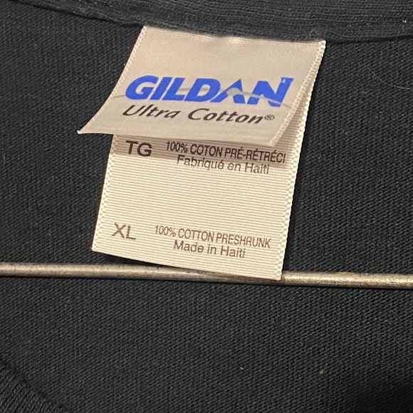 Vintage y2k liquid blue flaming skull tee shirt - Picture 3 of 3